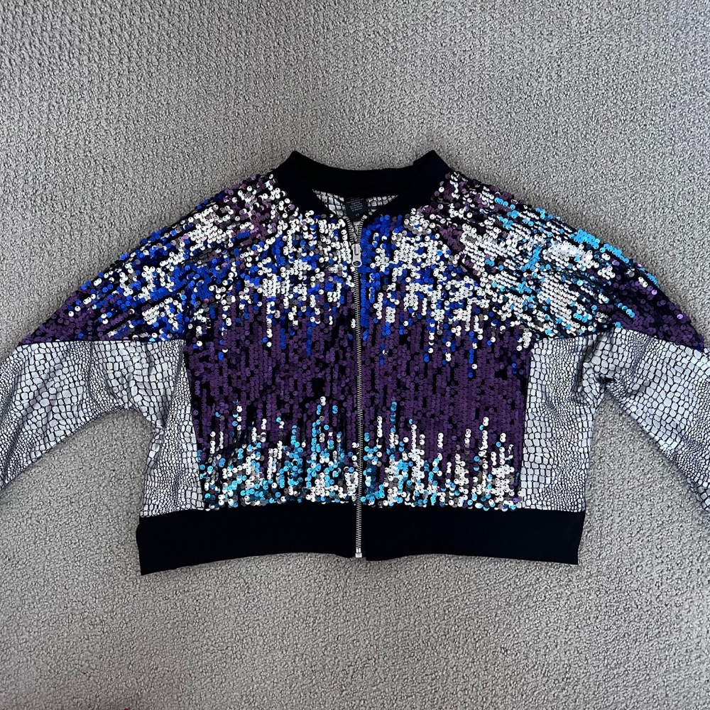 Just For Kix Alexandra Collection Hip Hop Jacket Girls size YS Youth Small